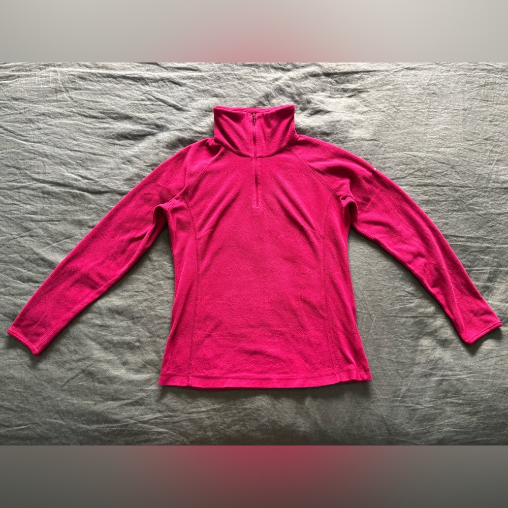 Columbia Women's Micro Fleece Pullover Red
